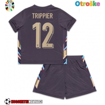 Otroške Nogometnih dresov Anglija Kieran Trippier #12 Gostujoči EP 2024 Kratki rokavi (+ hlače)